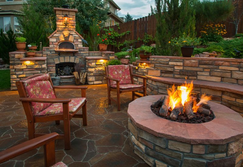 Outdoor Masonry Entertainment Areas